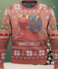 Hooktab Pokemon Gen 2 Magcargo Ugly Christmas Sweater