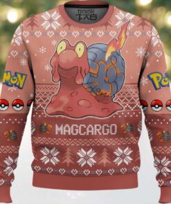 Hooktab Pokemon Gen 2 Magcargo Ugly Christmas Sweater