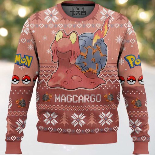 Hooktab Pokemon Gen 2 Magcargo Ugly Christmas Sweater