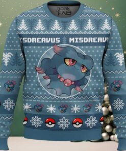 Hooktab Pokemon Gen 2 Misdreavus Ugly Christmas Sweater