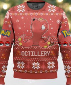 Hooktab Pokemon Gen 2 Octillery Ugly Christmas Sweater
