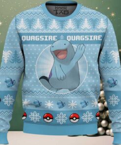 Hooktab Pokemon Gen 2 Quagsire Ugly Christmas Sweater