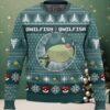Hooktab Pokemon Gen 2 Remoraid Ugly Christmas Sweater