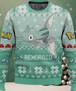 Hooktab Pokemon Gen 2 Remoraid Ugly Christmas Sweater