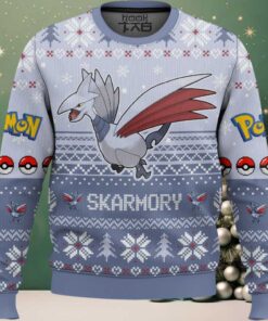 Hooktab Pokemon Gen 2 Skarmory Ugly Christmas Sweater
