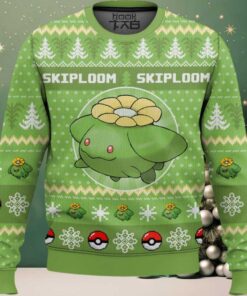 Hooktab Pokemon Gen 2 Skiploom Ugly Christmas Sweater