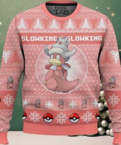 Hooktab Pokemon Gen 2 Slowking Ugly Christmas Sweater