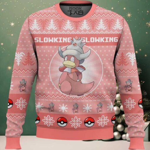 Hooktab Pokemon Gen 2 Slowking Ugly Christmas Sweater