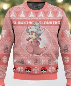 Hooktab Pokemon Gen 2 Slowking Ugly Christmas Sweater