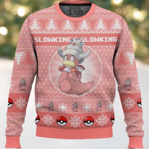 Hooktab Pokemon Gen 2 Slowking Ugly Christmas Sweater