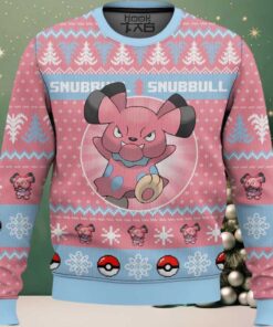 Hooktab Pokemon Gen 2 Snubbull Ugly Christmas Sweater
