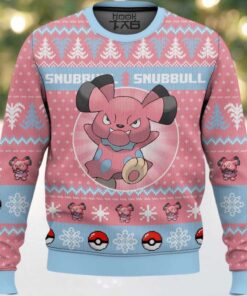 Hooktab Pokemon Gen 2 Snubbull Ugly Christmas Sweater