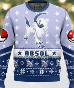 Hooktab Pokemon Gen 3 Absol Ugly Christmas Sweater