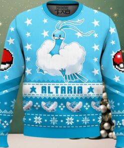 Hooktab Pokemon Gen 3 Altaria Ugly Christmas Sweater