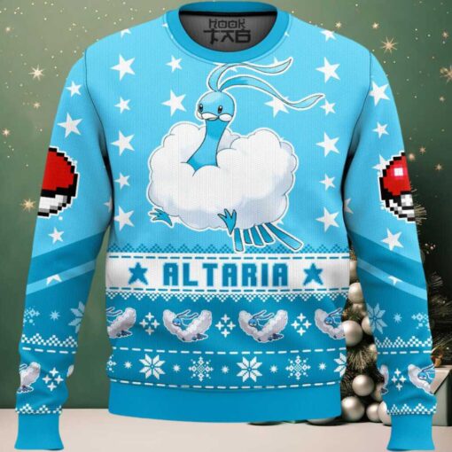 Hooktab Pokemon Gen 3 Altaria Ugly Christmas Sweater