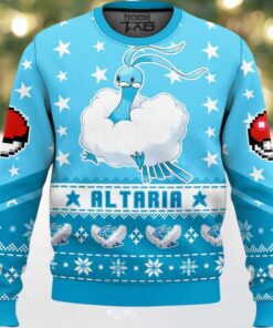Hooktab Pokemon Gen 3 Altaria Ugly Christmas Sweater