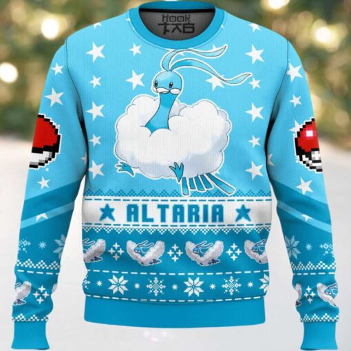 Hooktab Pokemon Gen 3 Altaria Ugly Christmas Sweater