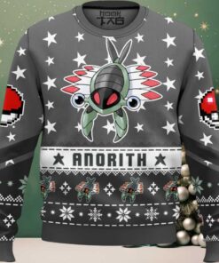 Hooktab Pokemon Gen 3 Anorith Ugly Christmas Sweater