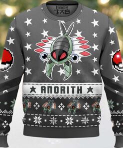 Hooktab Pokemon Gen 3 Anorith Ugly Christmas Sweater