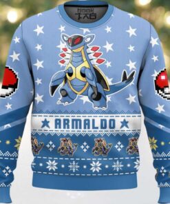 Hooktab Pokemon Gen 3 Armaldo Ugly Christmas Sweater