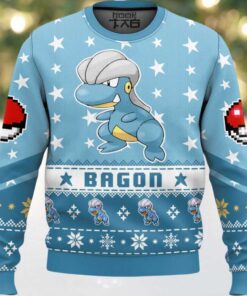 Hooktab Pokemon Gen 3 Bagon Ugly Christmas Sweater