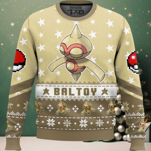 Hooktab Pokemon Gen 3 Baltoy Ugly Christmas Sweater