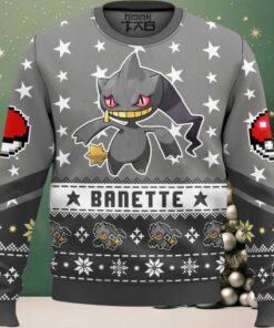 Hooktab Pokemon Gen 3 Banette Ugly Christmas Sweater