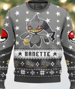 Hooktab Pokemon Gen 3 Banette Ugly Christmas Sweater