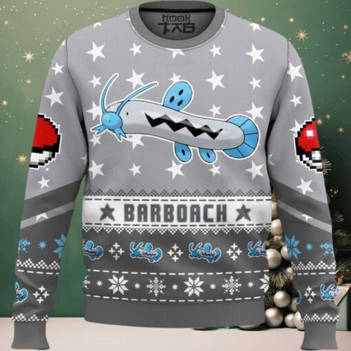 Hooktab Pokemon Gen 3 Barboach Ugly Christmas Sweater