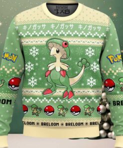 Hooktab Pokemon Gen 3 Breloom Ugly Christmas Sweater