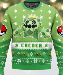 Hooktab Pokemon Gen 3 Cacnea Ugly Christmas Sweater