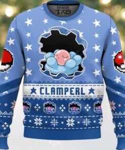 Hooktab Pokemon Gen 3 Clamperl Ugly Christmas Sweater