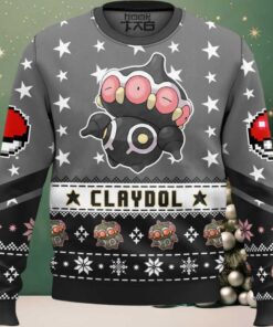 Hooktab Pokemon Gen 3 Claydol Ugly Christmas Sweater