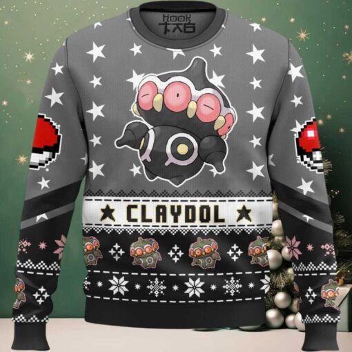 Hooktab Pokemon Gen 3 Claydol Ugly Christmas Sweater