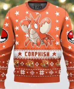 Hooktab Pokemon Gen 3 Corphish Ugly Christmas Sweater