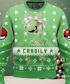 Hooktab Pokemon Gen 3 Cradily Ugly Christmas Sweater
