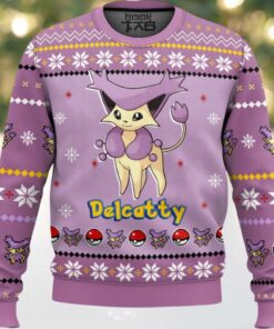 Hooktab Pokemon Gen 3 Delcatty Ugly Christmas Sweater