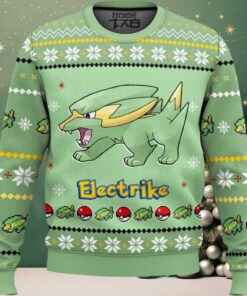 Hooktab Pokemon Gen 3 Electrike Ugly Christmas Sweater