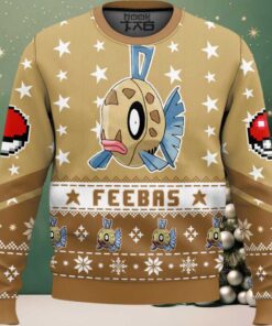 Hooktab Pokemon Gen 3 Feebas Ugly Christmas Sweater