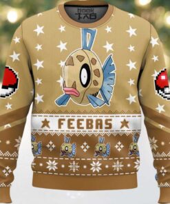 Hooktab Pokemon Gen 3 Feebas Ugly Christmas Sweater