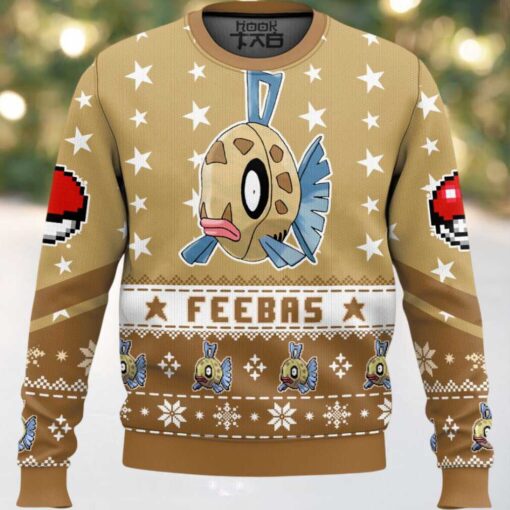 Hooktab Pokemon Gen 3 Feebas Ugly Christmas Sweater