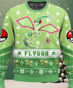 Hooktab Pokemon Gen 3 Flygon Ugly Christmas Sweater