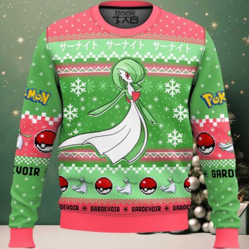 Hooktab Pokemon Gen 3 Gardevoir Ugly Christmas Sweater
