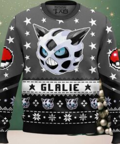 Hooktab Pokemon Gen 3 Glalie Ugly Christmas Sweater