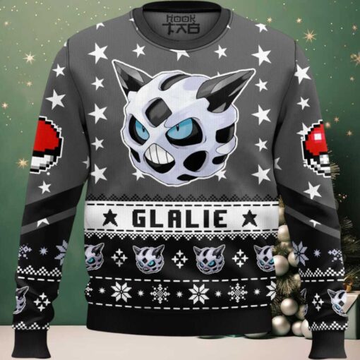 Hooktab Pokemon Gen 3 Glalie Ugly Christmas Sweater