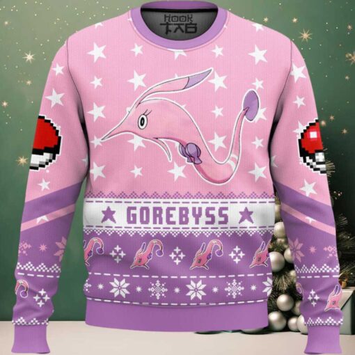 Hooktab Pokemon Gen 3 Gorebyss Ugly Christmas Sweater
