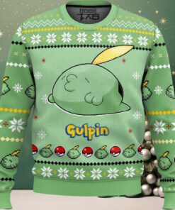 Hooktab Pokemon Gen 3 Gulpin Ugly Christmas Sweater