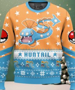 Hooktab Pokemon Gen 3 Huntail Ugly Christmas Sweater