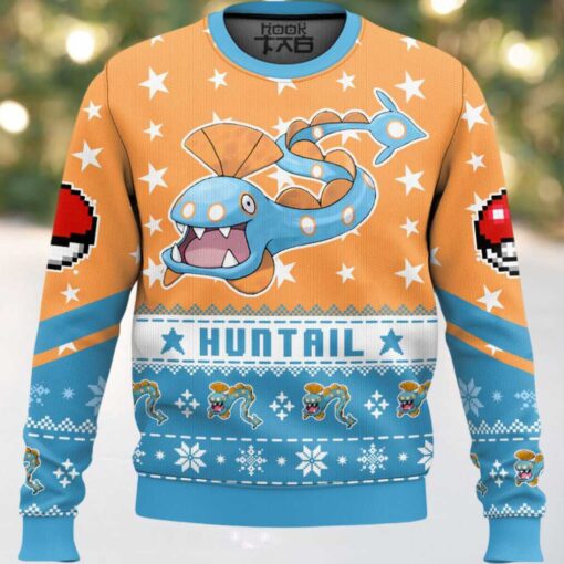 Hooktab Pokemon Gen 3 Huntail Ugly Christmas Sweater