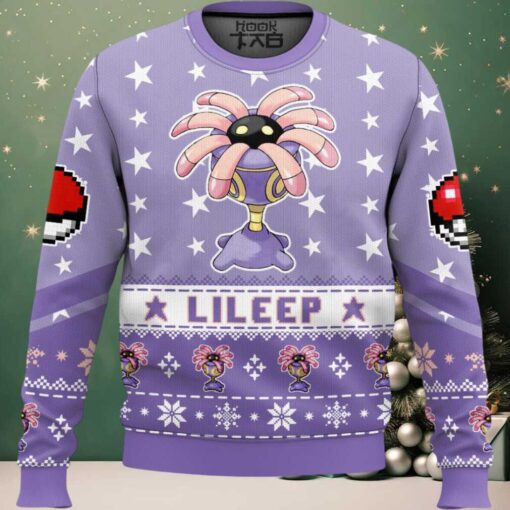 Hooktab Pokemon Gen 3 Lileep Ugly Christmas Sweater